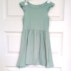 Chic Pastel Green Kids Dress